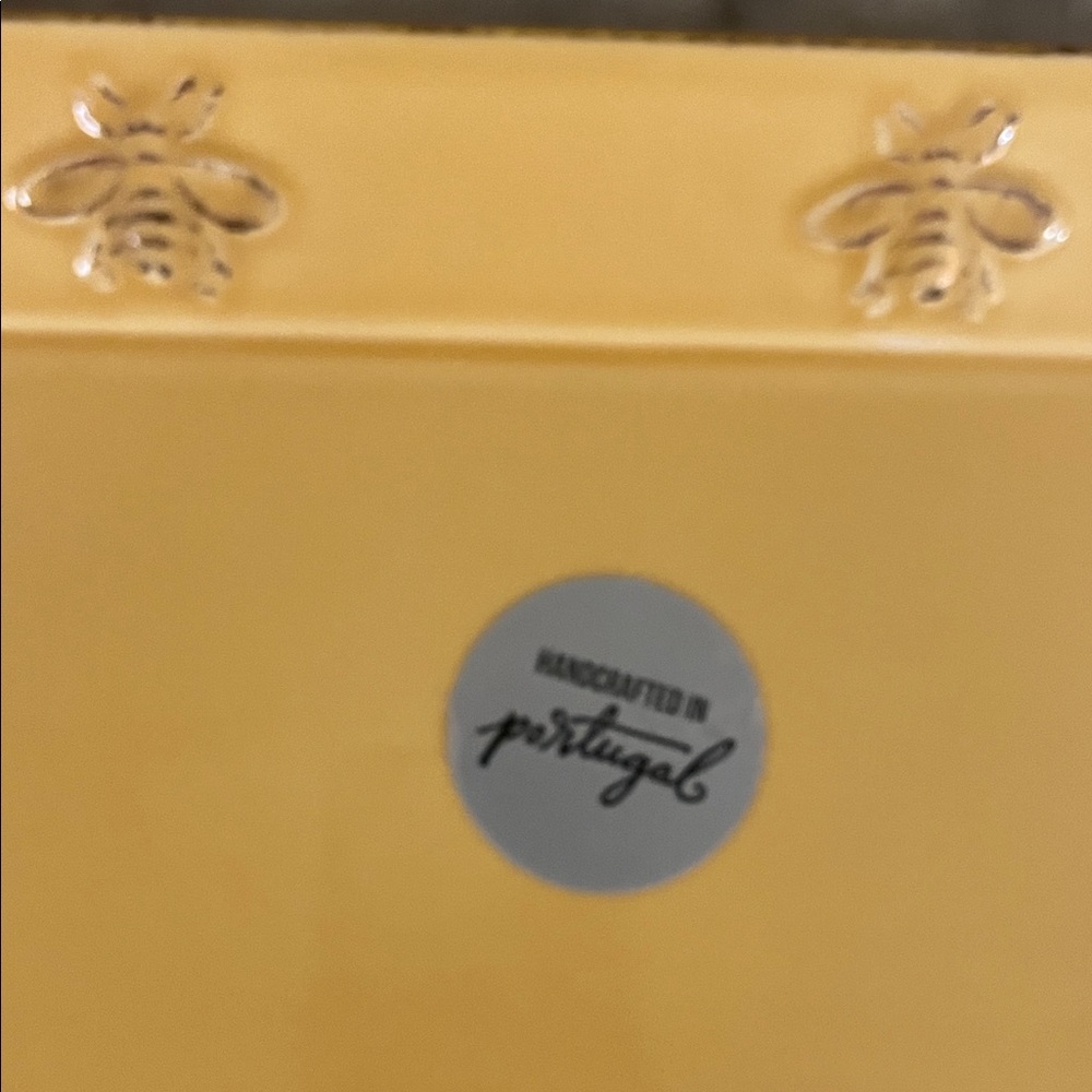 Yellow Rectangular Serveware Tray - Picture 2 of 8